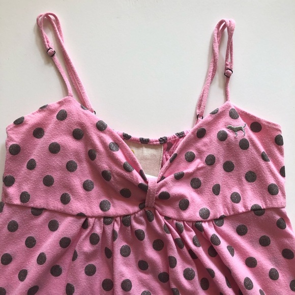 Victoria’s Secret PINK Pink Silver Polka Dot Dress - Picture 5 of 14